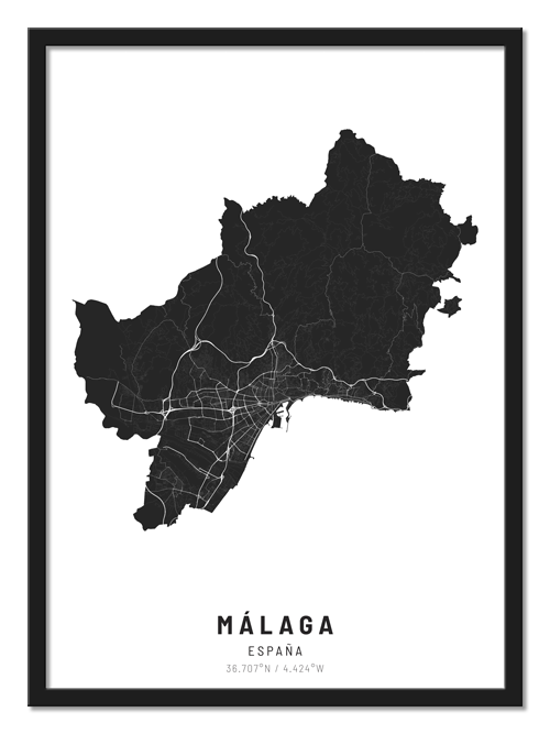 Mapa personalizado estilo moderno